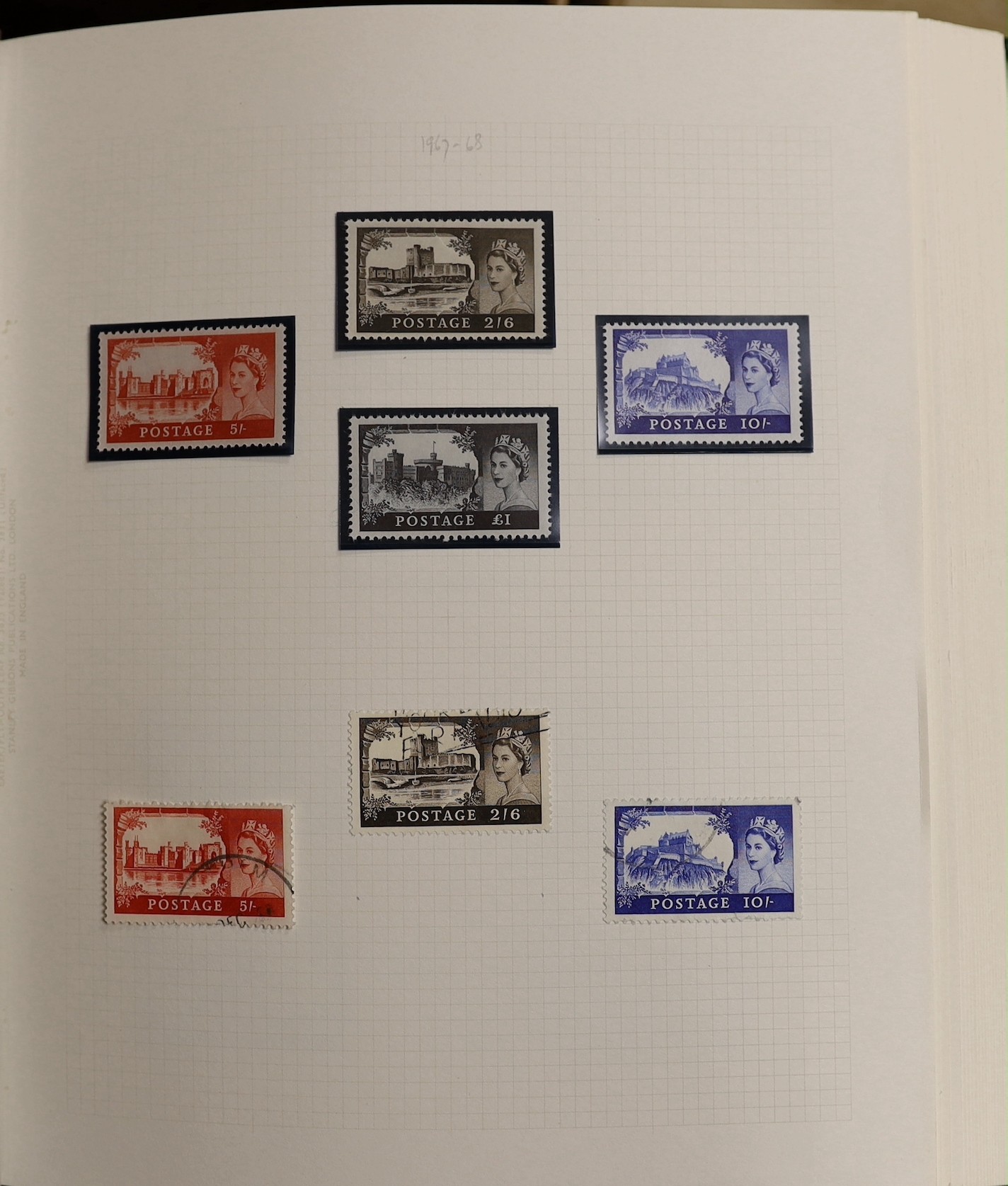 Great Britain stamps from 1840 1d black used in 6 Plymouth Albums including 1934 re-engraved set mint, 1939 10sh. dark blue mint, F.D. covers in 15 albums from 1940-2002, 1960's commemoratives (3 boxes)